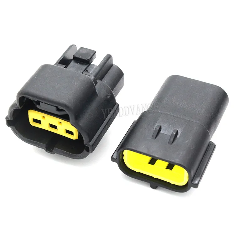 ❤︎tkm❤︎ 174357 2 And 174359 2 Te Connectivity Male Female 3 Pin Amp
