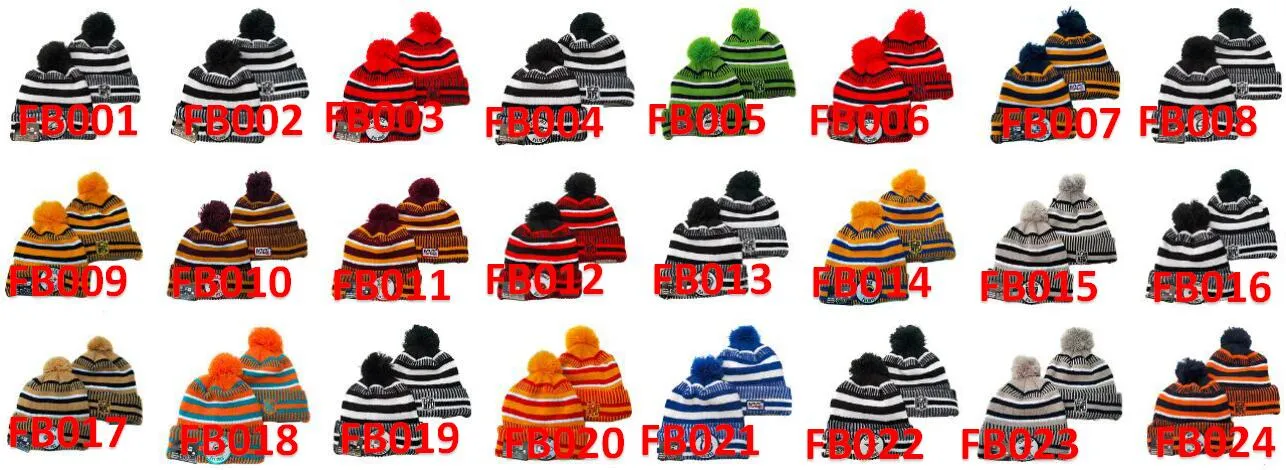 Kostenloser Versand-Herbst Neue American Football Beanie Team Winter Wollmütze