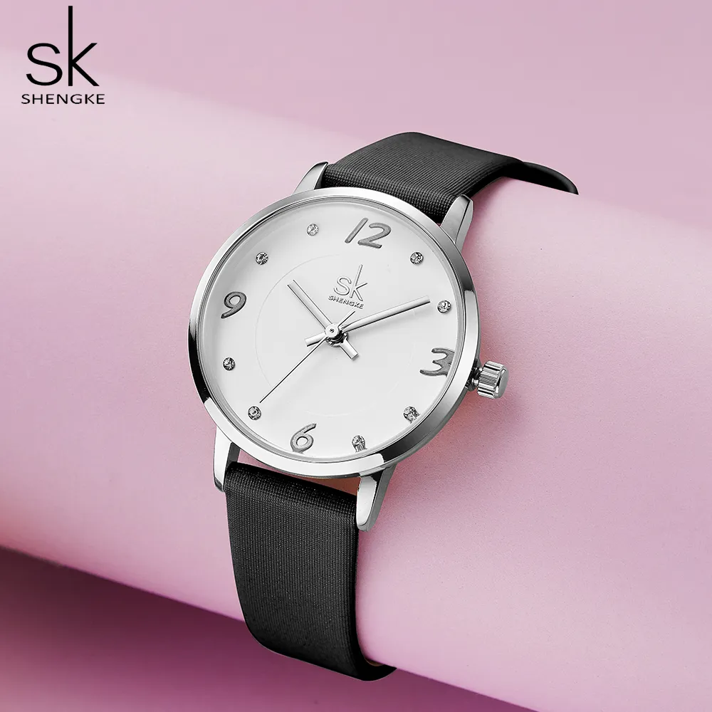 Shengke Modern Fashion Women s Watches Female Quartz Watch Female Casual Wristwatch Waterproof Wristwatch Gift298N