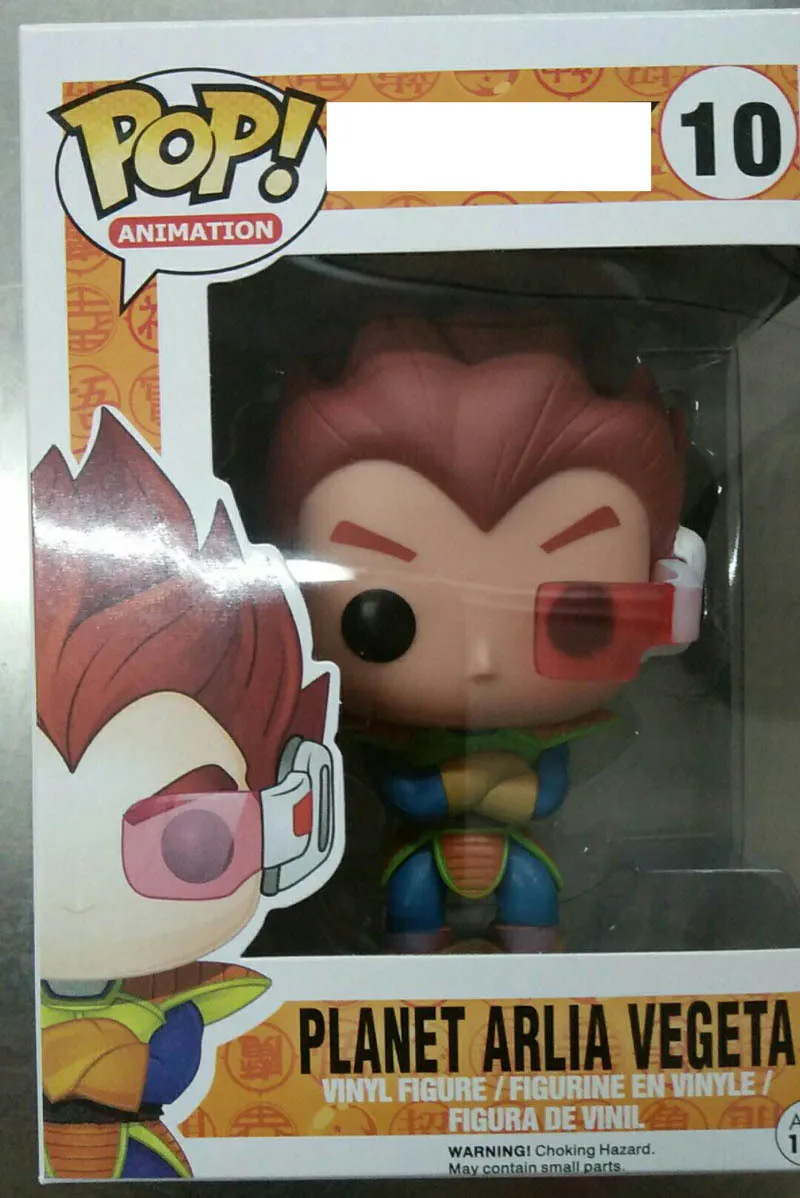 Figura de acción de Funko Pop Dragon Ball Z Goku Super Saiyan Dios planeta Vegeta Arlía Figura de acción de Funko Pop Dragon Ball Z Goku Super Saiyan Dios planeta Vegeta Arlía