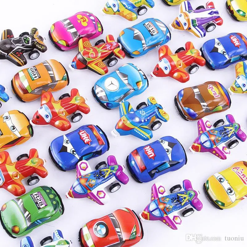 Plastic color feedback mini scooter Pull Back Cars and plane Toy Cars for Child Wheels Mini Car Model Funny Kids Toys christmas gifts