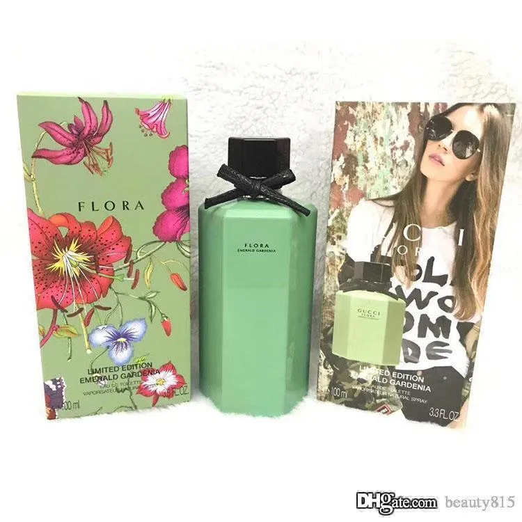 Perfumy zapachowe dla kobiet lato limitowane damskie perfumy awokado zielona butelka spray 100 ml woda toaletowa dobry zapach i szybka dostawa