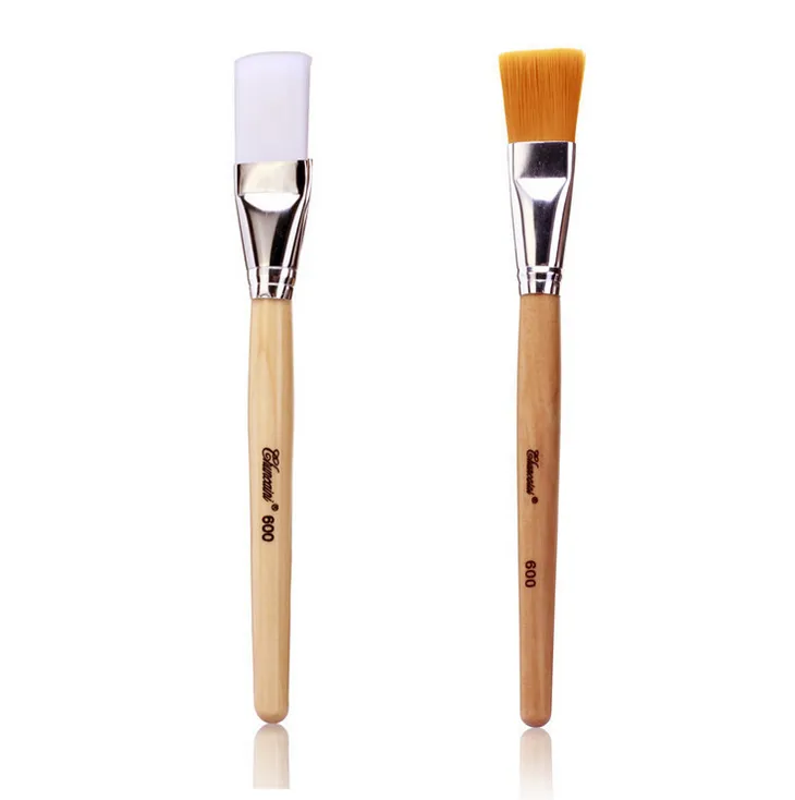 Wooden Handle DIY Face Mud Mask Brush Skin Care Makeup Cosmetic Brushes Beauty Tool Soft Face