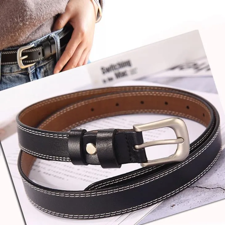 Belt da uomo di alta qualità all'ingrosso di alta qualità cintura di moda in vera pelle di modo di lusso fibbia liscia business casual designer cinture shippiing gratis