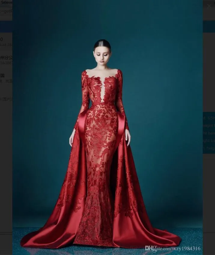 Grace Splendidi Abiti Da Sera Scollo Profondo Con Spalle Scoperte Maniche Lunghe Applicazioni In Pizzo Abiti Da Ballo Abiti Da Cocktail Party In Raso Con Strascico Da 207 62 DHgate