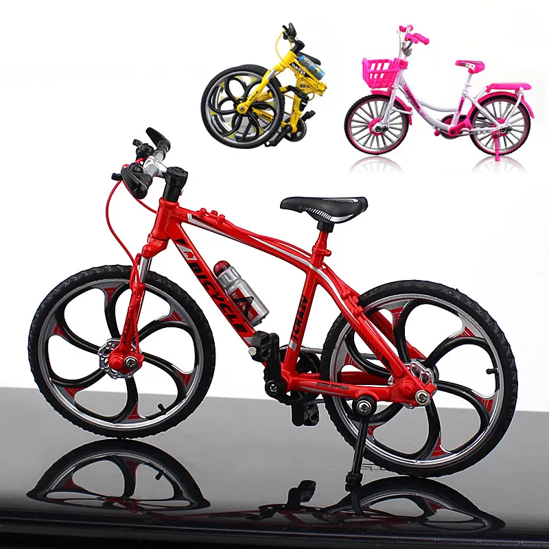Métal Bicyclette Ornements Bureau Mini Rétro Style Alliage Classique Vélo  Jouet Figurines Vélo Décoration pour Enfants Cadeaux (Dames Vélo Noir)
