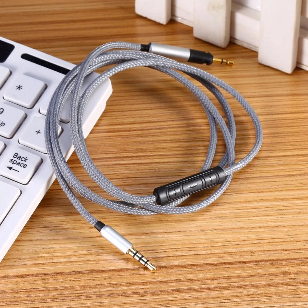 Nylon Sonos Headphones Extension Cable 3.5mm Male To 2.0mm Female Jack