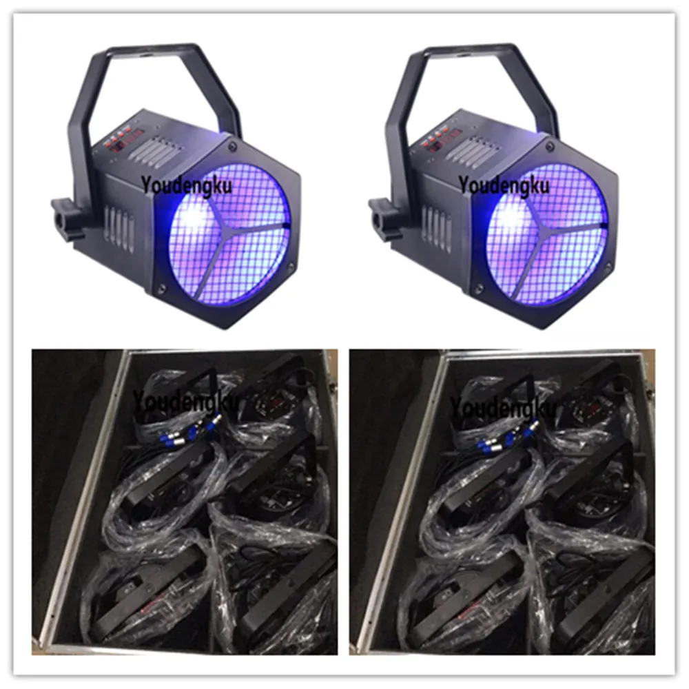 8st med flightcase Ny billig 40W COB 4In1 par kan LED-scenbelysning LED COB PAR LIGHT 40 WATT MINI LED PAR LIGHT