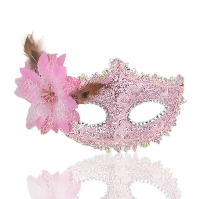 Ladies Mask Venetian Flower Masquerade Mask Ladies Princess Sexy Party Masks Halloween Christmas Cosplay Party Mask