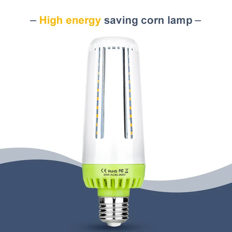 Ampoule LED E27 épis de maïs, 5 pièces/lot, 10W 15W 20W, lampe Bombilla Smart IC, pour la maison, sans scintillement, économie d'énergie