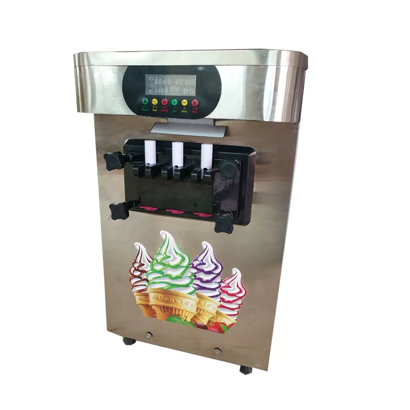 Pink soft serve sales ice cream machine