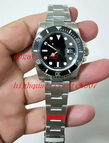 Высококачественные часы BP Factory 116610 Урожай 40 мм черный циферблат Asia 2813 перемещение автоматическая мужская нержавеющая сталь