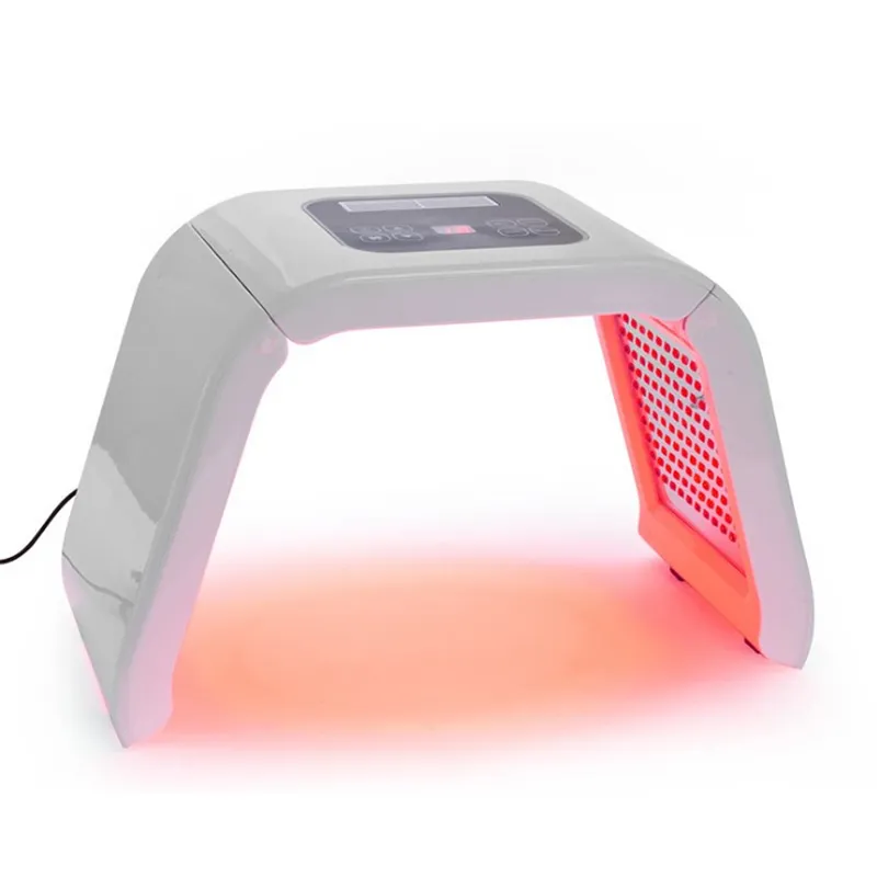 Dispositivo de terapia de luz de fotones faciales led de 7 colores para el tratamiento del acné máquina de terapia de bioluz facial para el rejuvenecimiento de la piel