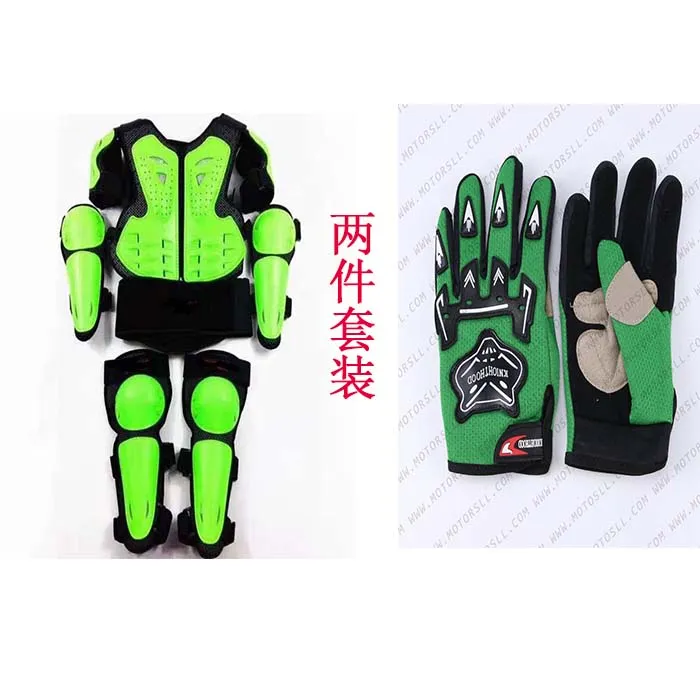 Barn Motorcykel ATV Jacket Jackor + Gloves Golve Baby Jacket Gloves