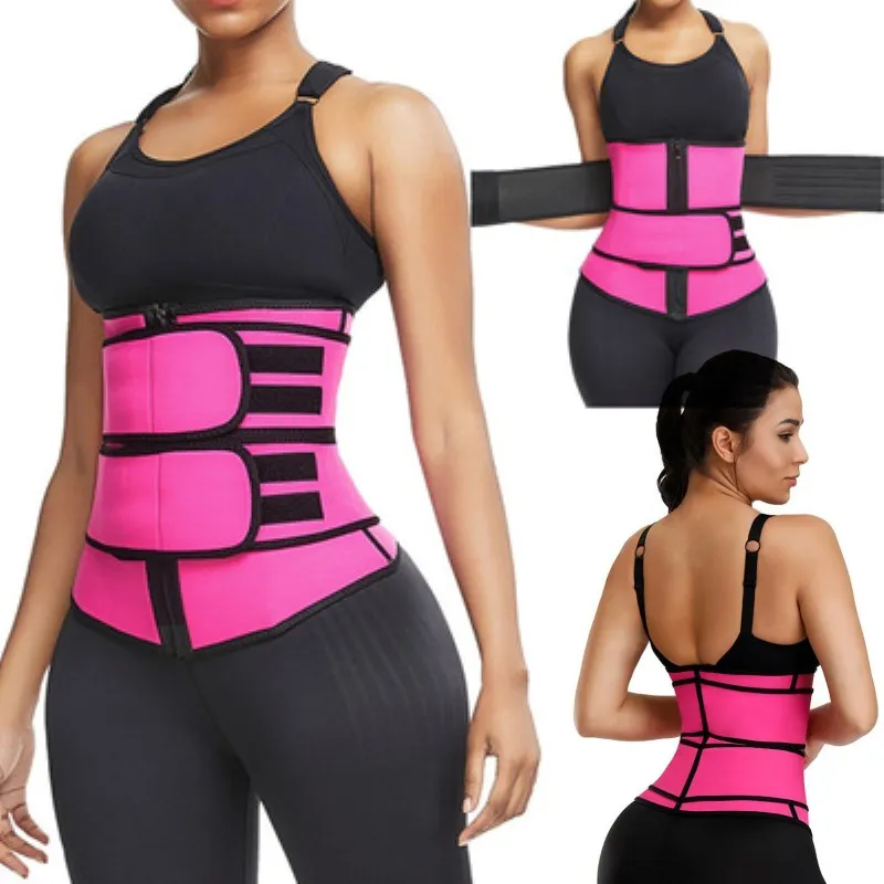 DHL SHIP Plus Size Beste Taille Trainer voor Dames Sauna Zweet Thermo Cincher onder Corset Yoga Sport Shaper Belt Slim Training Taille Ondersteuning