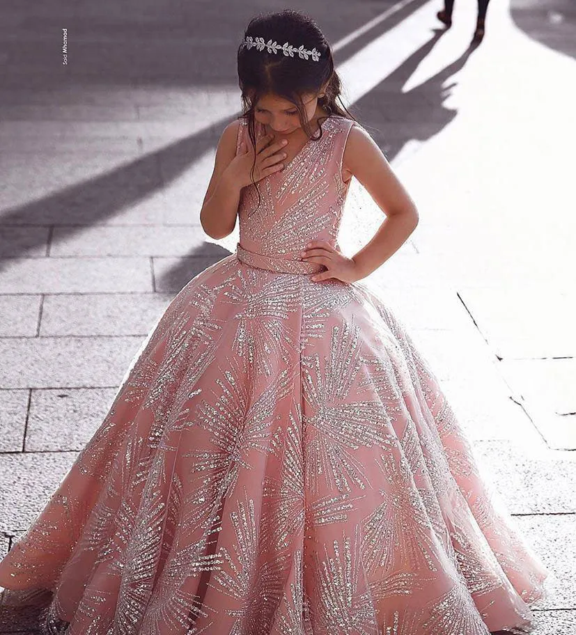 Ball Gown Flower Girl Gown Design 2019 Lovely Flower Girls Dresses