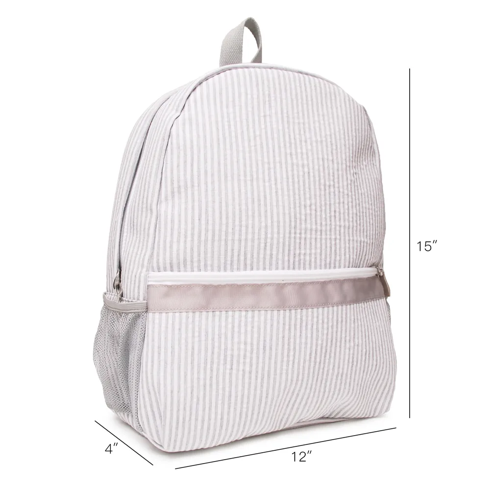 Seersucker cheap backpacks wholesale