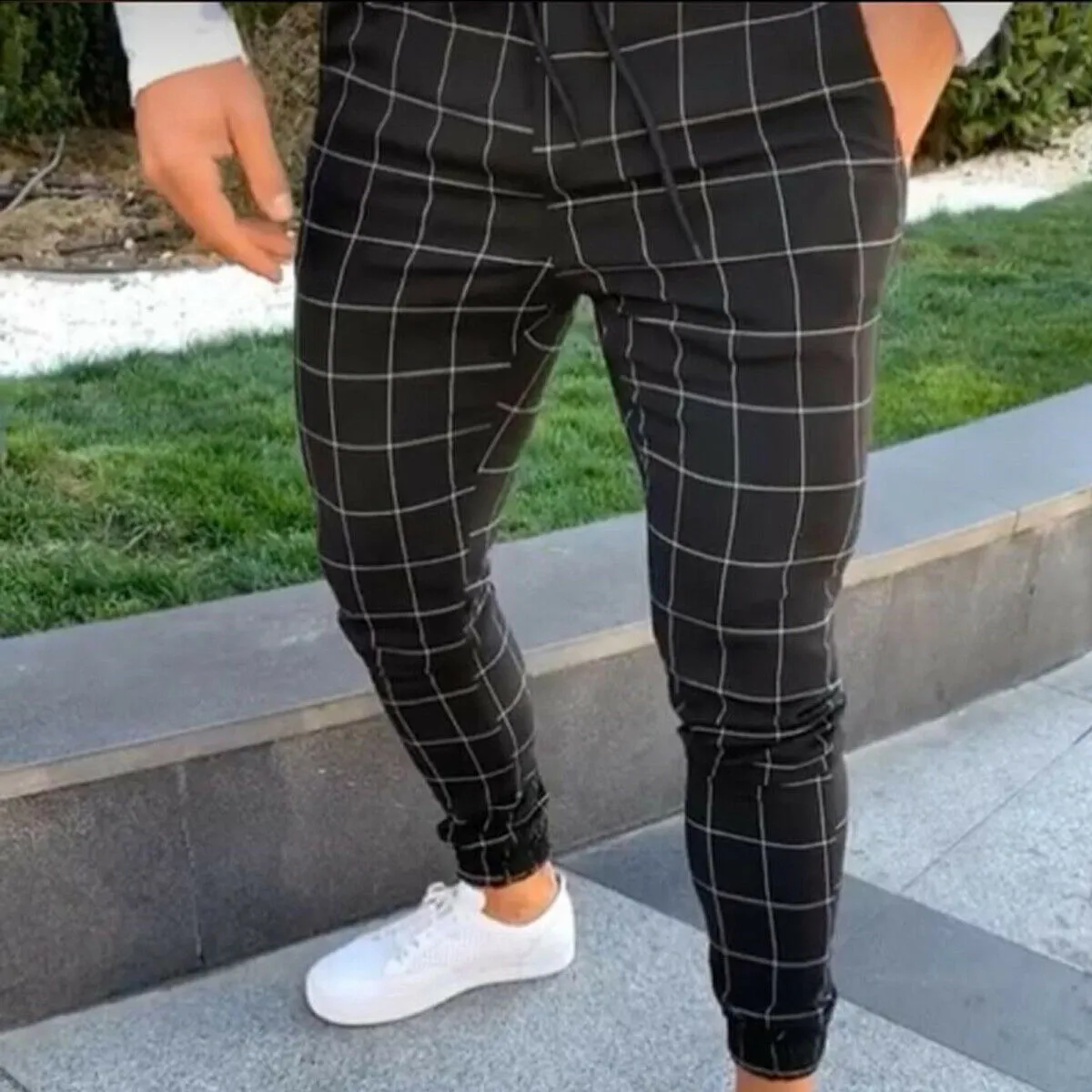 Men's plaid deals cargo pants