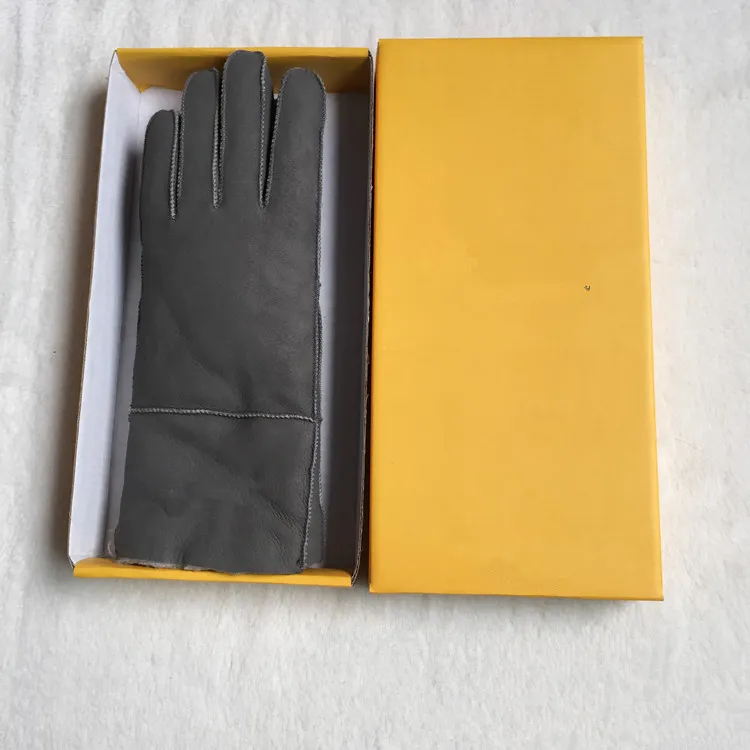 Rękawice skórzane mody Rękawiczki termalne rękawiczki damskie wełniane rękawice w różnych kolorach - Darmowa wysyłka