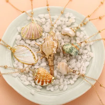 Boho shell deals necklace