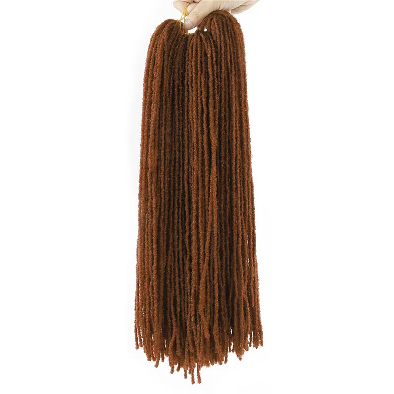 Extensions de cheveux Sister Locks crochet Braids locs Slender Straight Goddess Faux Locs Crochet Hair Synthétique Sister Locs Crochet Hair Braids