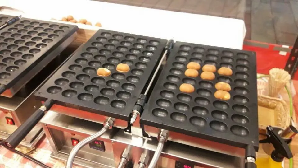 Livsmedelsbearbetning Hongkong Commercial Eggettes Puff Waffle Iron Maker Machine