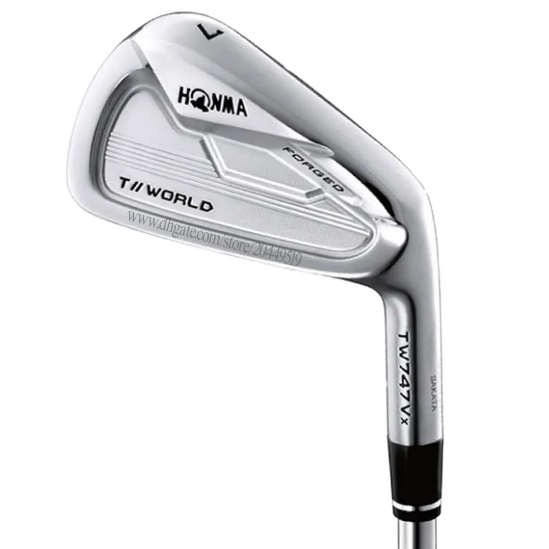 Clubs de golf Honma tw747 vx golf irons 4-11 clubs irons set graphite and steel arbre r ou s arbre de golf livraison gratuite