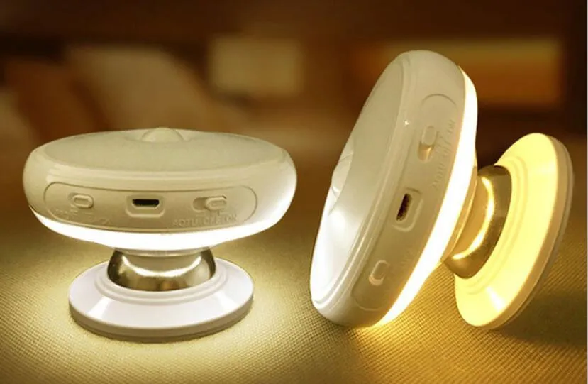 Luz de cama recargable activada por movimiento, iluminación debajo del  gabinete, tira LED flexible con sensor de luz nocturna automática para