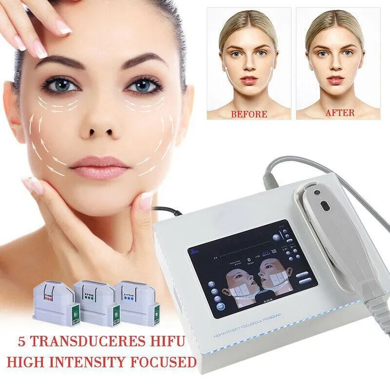 Portable HIFU machine 10000 Shots high intensity focused ultrasound face lift body skin lifting Equipment wrinkle removal beauty