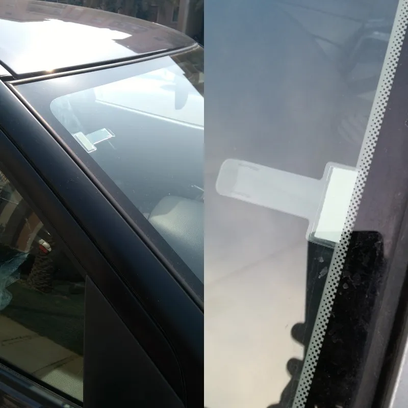 5pcs Auto Car Windscreen Vehicle Parking Ticket Permit Card Holder Clip  Sticker