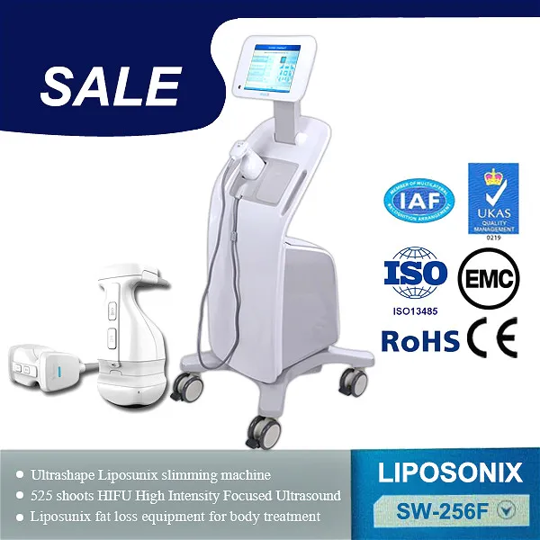 Le transducteur à ultrasons Top Liposonix Cartridge 8mm et 13mm pour Hifu Slimming Machine Body Slimming Cream