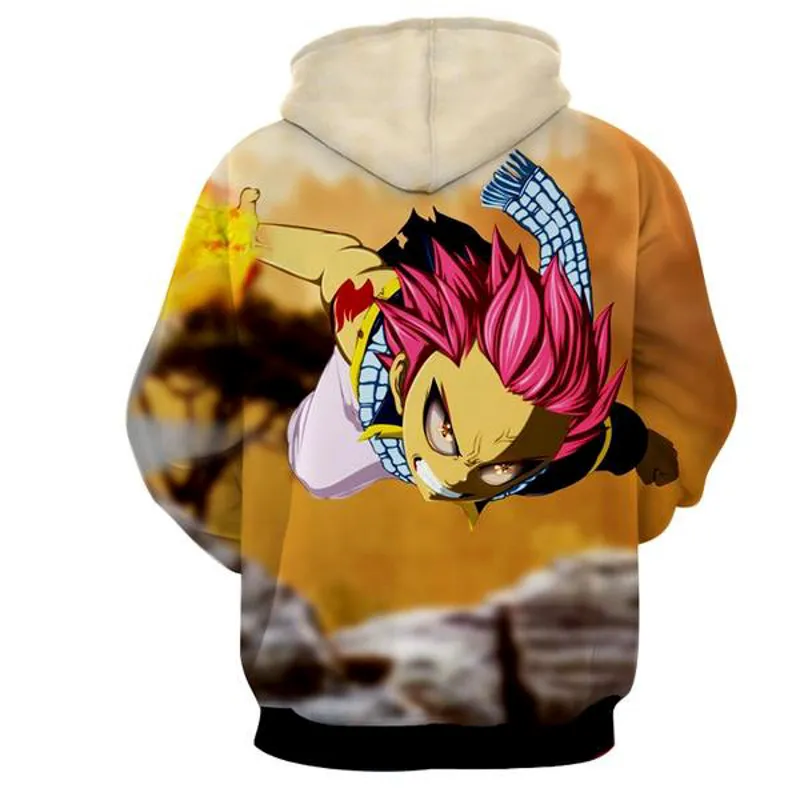 Fairy tail natsu hoodie hotsell