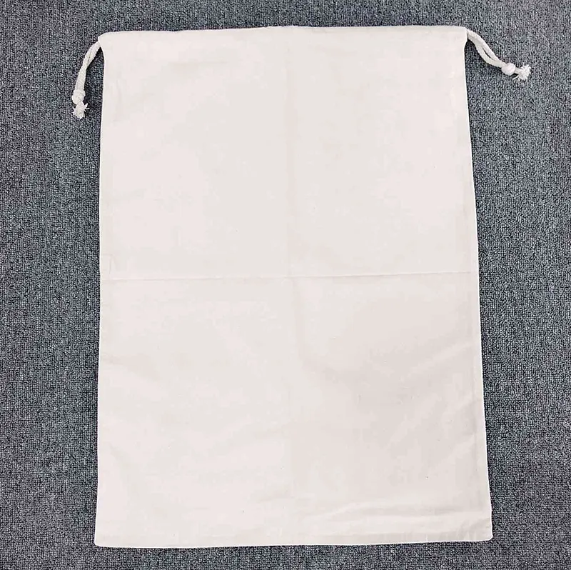 2021 Julklappar Väskor Heavy Blank White Toy Bag Santa Sacks för Xmas Dekoration 08