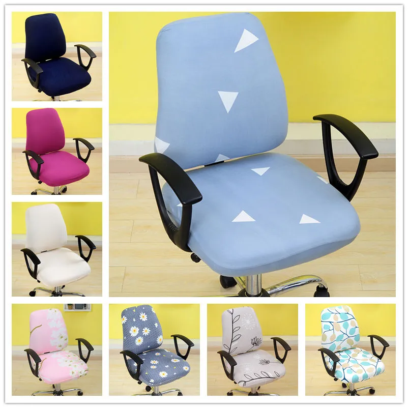 Universal Armchair Covers Swivel Computer Chair Covers Stretch Spandex