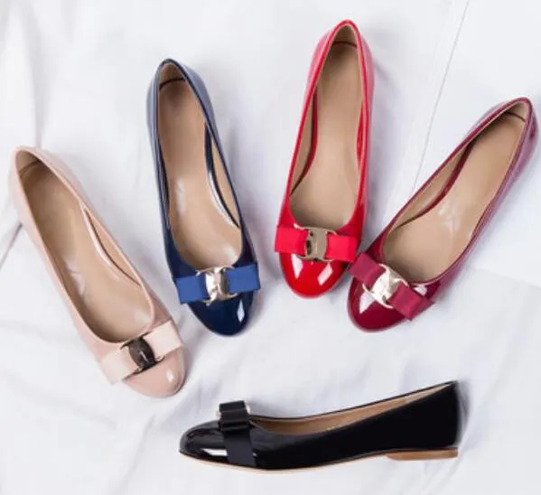 DORP verzending 2021 nieuwste vrouwen flats merk lederen ballet schoenen flats dames zapatos mujer sapato feminino lage pirce