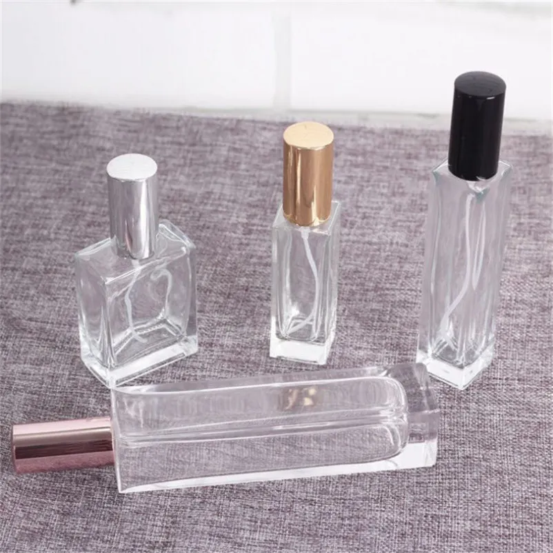 Revill Glass Fles Clear Color 5ml 10 ml 15 ml Mini Draagbare Hervulbare Parfum Verstuiver Spray Flessen Lege Flessen Cosmetische Container Kruiken