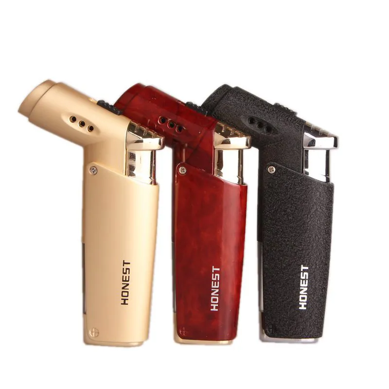 Table Jet Lighter Blue Flame Butane Torch Lighters Windproof Outdoor Cigarette Cigar Igniter