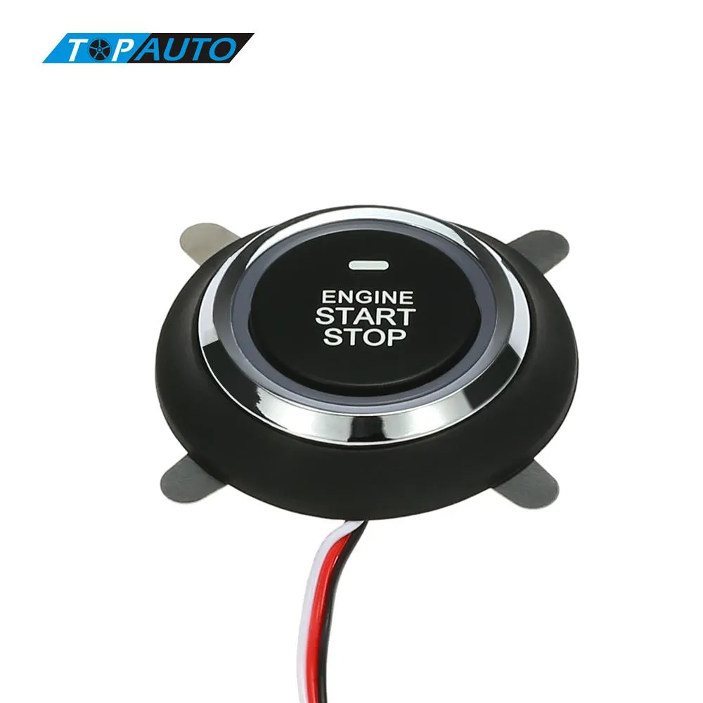 Freeshiping Car Engine Push Start Stop Button Auto Tändning Fjärrstart för Toyota Ford Peugeot 307 Mercedes Volkswagen Mazda 3 Passat B6