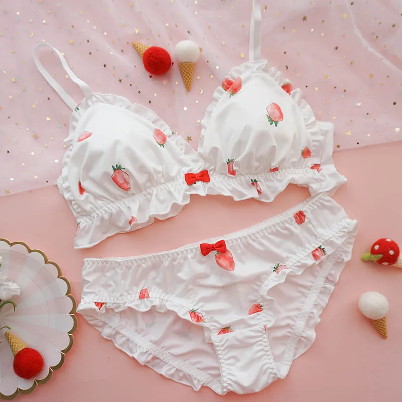 Cute Underpants Lolita Japanese Sweet Girls Bow Panties Ruffles Underwear  Briefs