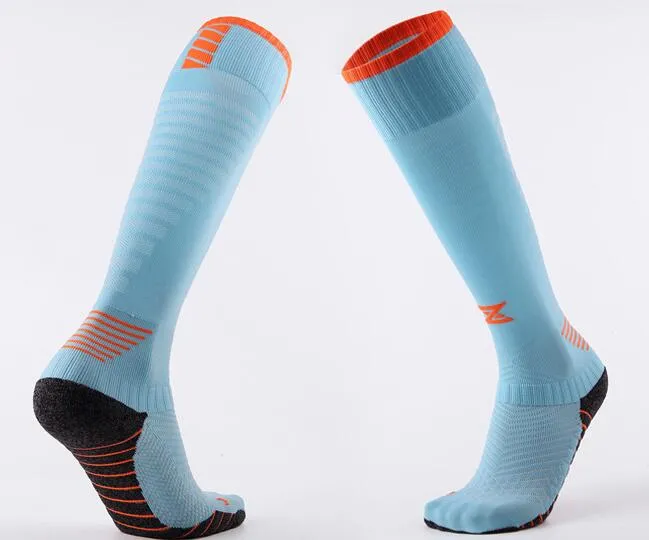 formateurs bon marché chaussettes de football bas antidérapants pour hommes serviette épaissie bas du genou résistant à l'usure évacuant la transpiration respirant entraînement yakuda