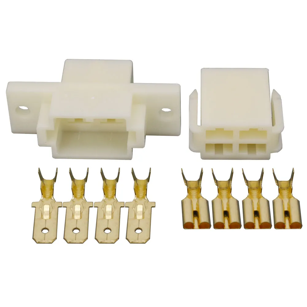 5 Sets 4 Pin Automotive Connectors Composite Connectors Automotive Wire Harness Plugs High DJ7041-7.8-11/21