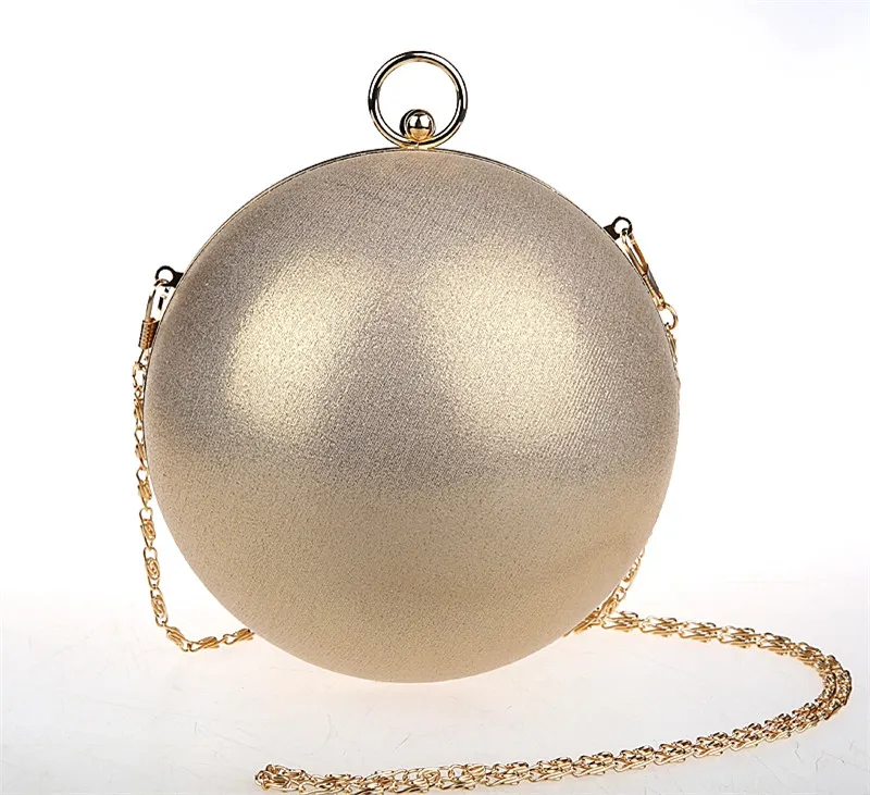 Gold ball clutch cheap bag