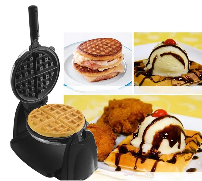 1pc Electric Waffle Maker, Multi-functional Double-sided Heating