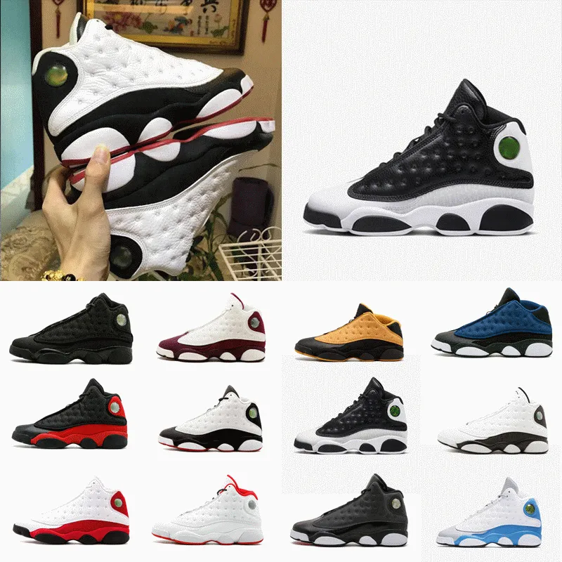 13S Classic 13 Bred Flints Basketball Shoes Olive Hof Dmp Black Cat он получил игру гипер -королевские бароны, мужчины, женщины, Майкл Спортивные кроссовки