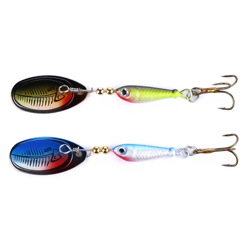 New Deluxe Inline Spinner Fishing Lure 9g D Rotate Blade