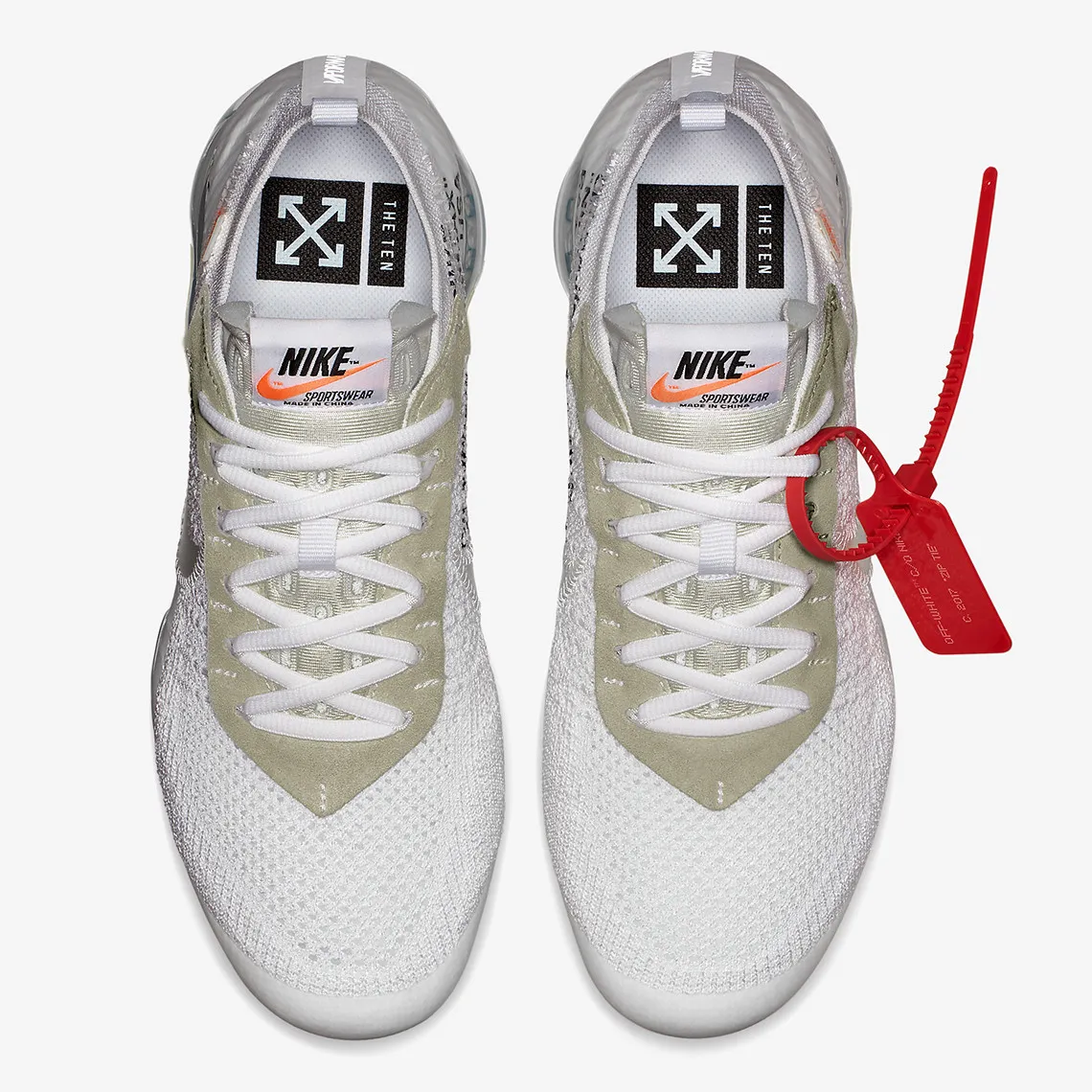 OW Off White x Nike Air Vapòrmax VPM Ejecución de las zapatillas de deporte de