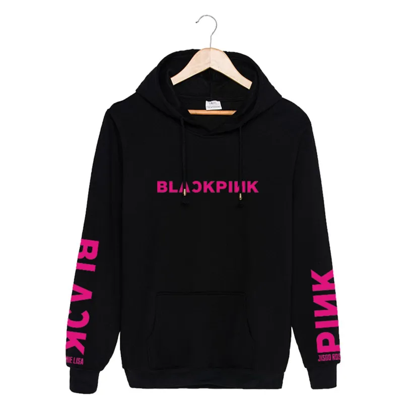 BLACKPINK Felpe con cappuccio in cotone Cappello Abbigliamento Pullover Felpe Maglie a manica lunga In vendita Nuovo stile di moda coreano