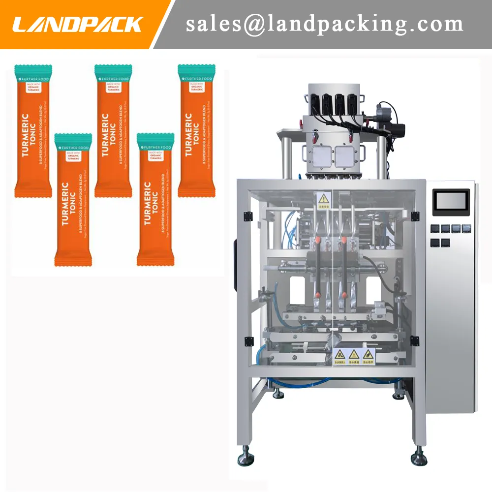 Multifunction Automatic Powder Multi Lane Stick Packaging Machine Beverage Seasoning Packing Available