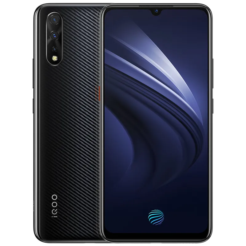 Original Vivo IQOO Neo 4G LTE Cell Phone 8GB RAM 64GB 128GB ROM SNAPDAGON 845 OCTA Core 12.0MP Android 6.38 "Amoled Full Screen Fingerprint Id Face Wake Smart Mobiltelefon