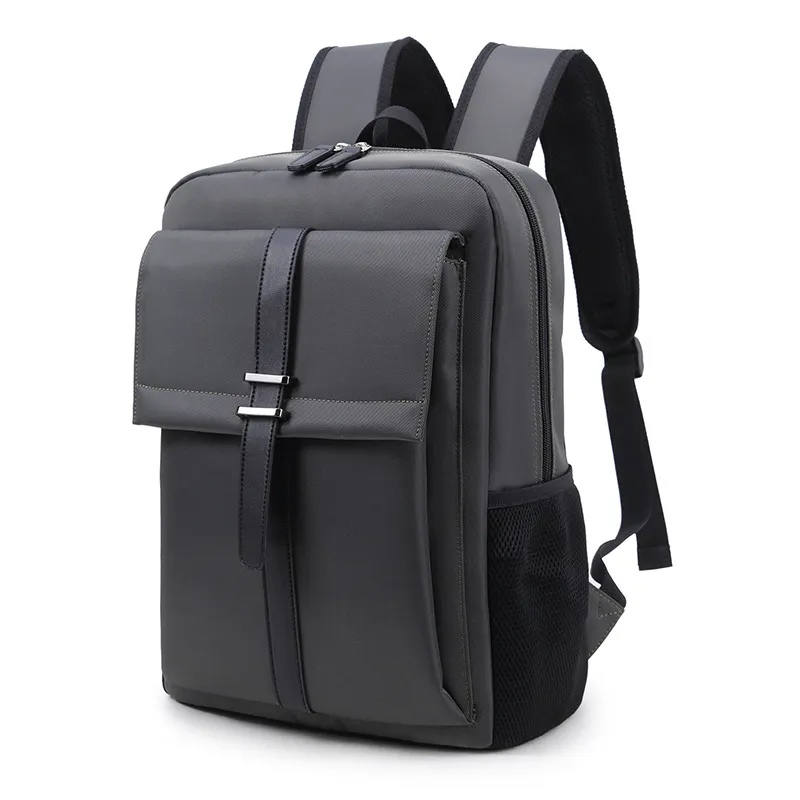 Zaino per laptop da uomo da 16 pollici Zaino da uomo da lavoro da ufficio Borsa da lavoro Zaino ultraleggero nero unisex Zaino sottile